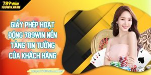 giấy phép hoạt động 789win